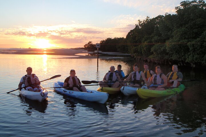 Guided Kayak Sunset Tour in Pelican Bay at Fort Myers Beach - Photo 1 of 7